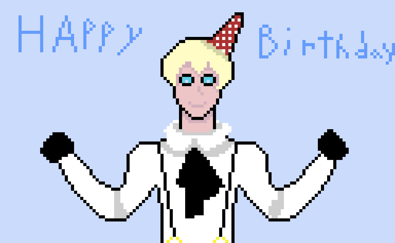 Quick Birthday pixel art - 7/16/25
